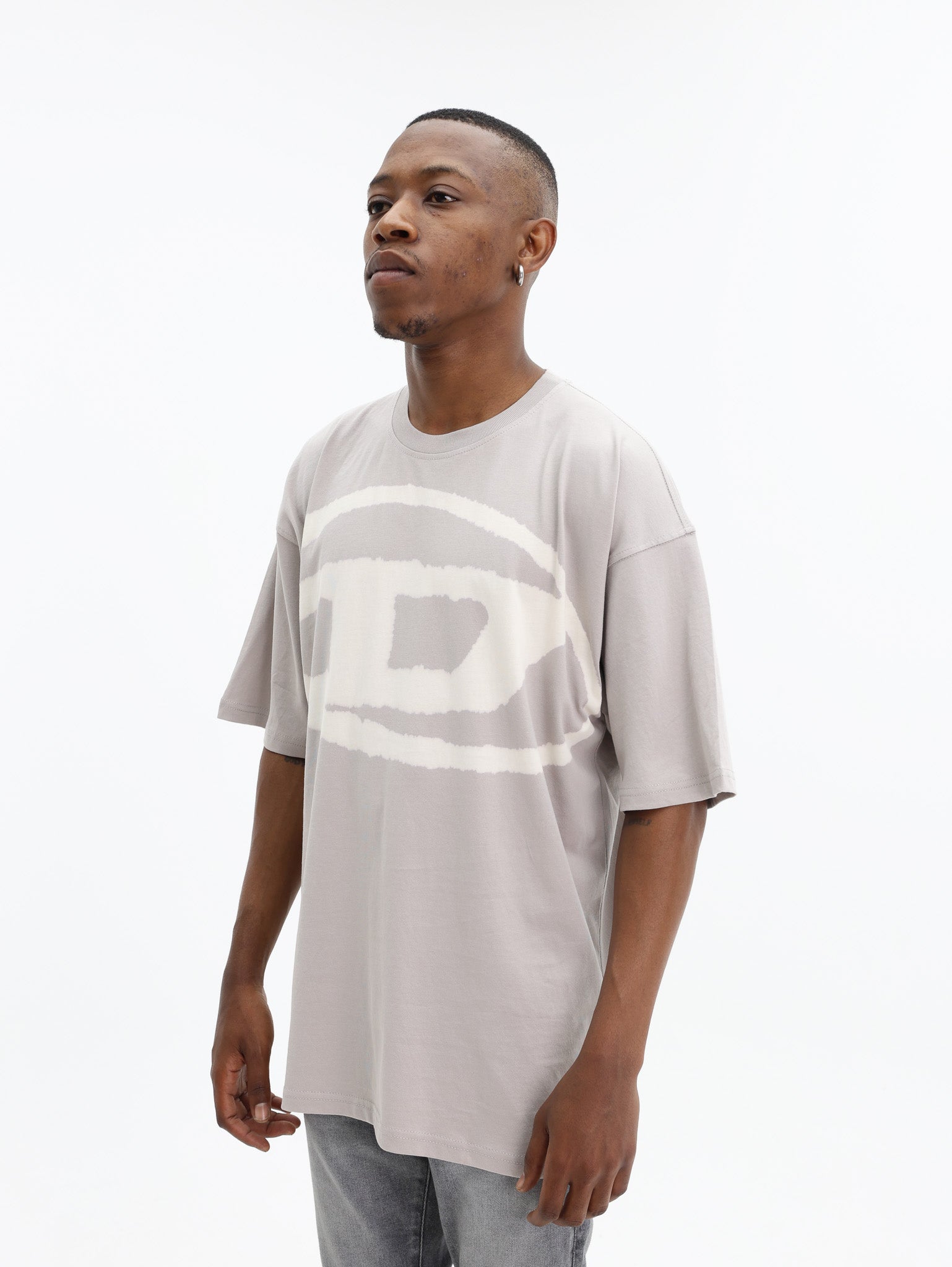 Diesel T-Shirt Relaxed Bleach